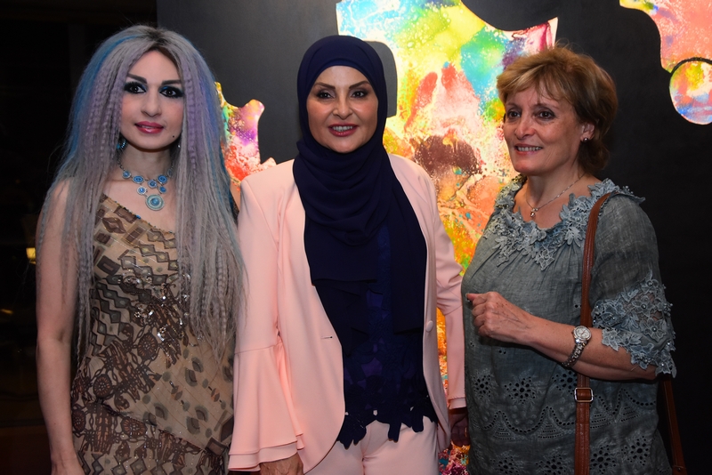 Conflicted Faces Exhibition by Fadwa Hamdan